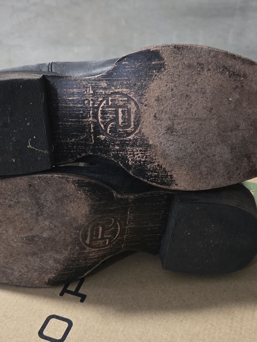 Roper Black Western Ankle Boots - Picture 4 of 5
